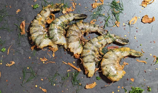 Cajun garnalen 5 stuks